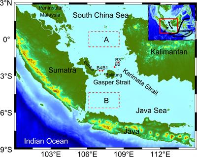 Amplitude modulations of seasonal variability in the Karimata Strait throughflow